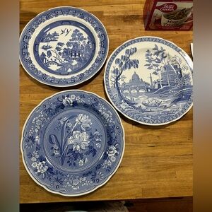 The Spode Blue Room Collection plates